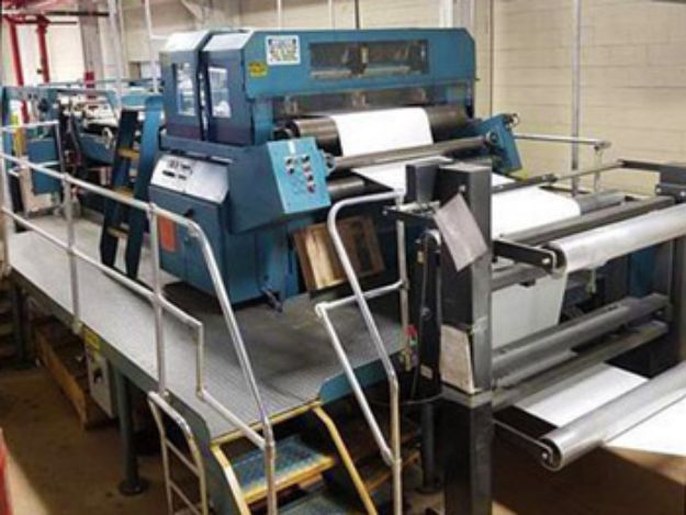 Picture of 49" Maxson MSL Sheeter with Single Unwind Roll Stand; Max Speed 1000 FPM; Sheet Length 18”